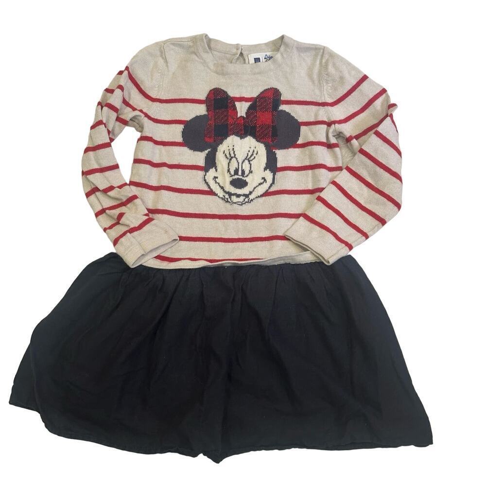 Gap Disney Minnie Mouse Skirted Sweater sz 5